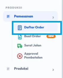 Buka menu Order